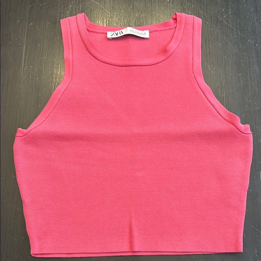 zara tank top. size small. like new.